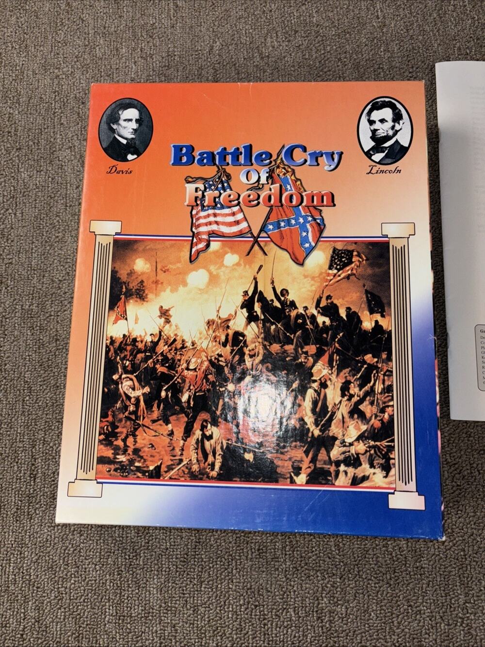 Decision Games Wargame Battle Cry of Freedom Box VG+/NM